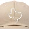 imageDALIX Texas State Embroidered Dad Hat Cotton Baseball Cap WomenKhaki
