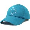 imageDALIX Texas State Embroidered Dad Hat Cotton Baseball Cap WomenTeal