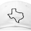 imageDALIX Texas State Embroidered Dad Hat Cotton Baseball Cap WomenWhite