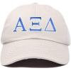 imageDALIX Alpha Xi Delta Sorority Hat Womens Greek Letters Embroidered Baseball CapBeige