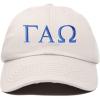 imageDALIX Gamma Alpha Omega Sorority Hat Womens Greek Letters Embroidered Baseball CapBeige