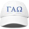imageDALIX Gamma Alpha Omega Sorority Hat Womens Greek Letters Embroidered Baseball CapWhite