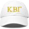 imageDALIX Kappa Beta Gamma Sorority Hat Womens Greek Letters Embroidered Baseball CapWhite