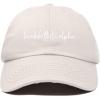 imageDALIX Lambda Theta Alpha Sorority Hat Womens Cursive Embroidered CapBeige