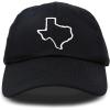 imageDALIX Texas State Embroidered Dad Hat Cotton Baseball Cap WomenBlack