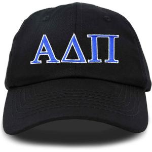 imageDALIX Alpha Delta Pi Sorority Hat Womens Greek Letters Baseball CapBlack