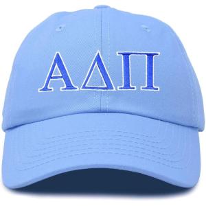 imageDALIX Alpha Delta Pi Sorority Hat Womens Greek Letters Baseball CapLight Blue