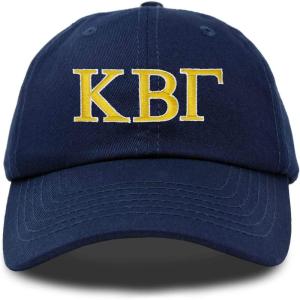 imageDALIX Kappa Beta Gamma Sorority Hat Womens Greek Letters Embroidered Baseball CapNavy Blue