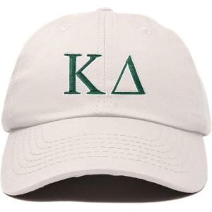 imageDALIX Kappa Delta Sorority Hat Womens Greek Letters Embroidered Baseball CapBeige