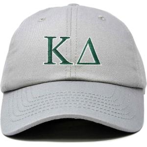 imageDALIX Kappa Delta Sorority Hat Womens Greek Letters Embroidered Baseball CapGray