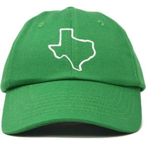 imageDALIX Texas State Embroidered Dad Hat Cotton Baseball Cap WomenKelly Green