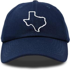 imageDALIX Texas State Embroidered Dad Hat Cotton Baseball Cap WomenNavy Blue