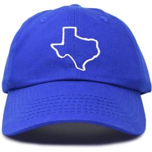 imageDALIX Texas State Embroidered Dad Hat Cotton Baseball Cap WomenRoyal Blue