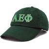 imageDALIX Alpha Epsilon Phi Sorority Hat Womens Greek Letters Baseball CapDark Green
