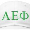 imageDALIX Alpha Epsilon Phi Sorority Hat Womens Greek Letters Baseball CapWhite