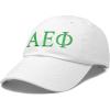 imageDALIX Alpha Epsilon Phi Sorority Hat Womens Greek Letters Baseball CapWhite