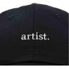 imageDALIX Artist Embroidered Dad Cap Cotton Baseball Hat WomenBlack