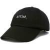 imageDALIX Artist Embroidered Dad Cap Cotton Baseball Hat WomenBlack