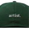 imageDALIX Artist Embroidered Dad Cap Cotton Baseball Hat WomenDark Green