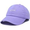 imageDALIX Artist Embroidered Dad Cap Cotton Baseball Hat WomenLavender