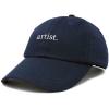 imageDALIX Artist Embroidered Dad Cap Cotton Baseball Hat WomenNavy Blue