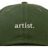 imageDALIX Artist Embroidered Dad Cap Cotton Baseball Hat WomenOlive