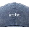 imageDALIX Artist Embroidered Dad Cap Cotton Baseball Hat WomenWashed Navy Blue