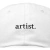 imageDALIX Artist Embroidered Dad Cap Cotton Baseball Hat WomenWhite