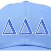 imageDALIX Delta Delta Delta Sorority Hat Womens Greek Letters Embroidered Baseball CapLight Blue