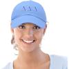 imageDALIX Delta Delta Delta Sorority Hat Womens Greek Letters Embroidered Baseball CapLight Blue