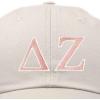 imageDALIX Delta Zeta Sorority Hat Womens Greek Letters Embroidered Baseball CapBeige