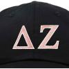 imageDALIX Delta Zeta Sorority Hat Womens Greek Letters Embroidered Baseball CapBlack