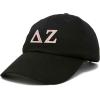 imageDALIX Delta Zeta Sorority Hat Womens Greek Letters Embroidered Baseball CapBlack