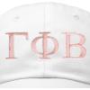 imageDALIX Gamma Phi Beta Sorority Hat Womens Greek Letters Embroidered Baseball CapWhite