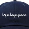 imageDALIX Kappa Kappa Gamma Cursive Sorority Hat Womens Embroidered CapNavy Blue