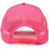 imageDALIX Neon Trucker Caps Adjustable Snapback HatNeon Hot Pink