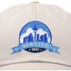 imageDALIX Seattle Embroidered Dad Hat Cotton Baseball Cap WomenBeige