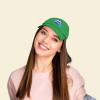 imageDALIX Seattle Embroidered Dad Hat Cotton Baseball Cap WomenKelly Green