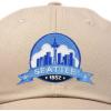 imageDALIX Seattle Embroidered Dad Hat Cotton Baseball Cap WomenKhaki