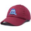 imageDALIX Seattle Embroidered Dad Hat Cotton Baseball Cap WomenMaroon