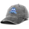 imageDALIX Seattle Embroidered Dad Hat Cotton Baseball Cap WomenWashed Black