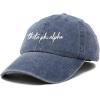 imageDALIX Theta Phi Alpha Sorority Hat Womens Cursive Embroidered Baseball CapWashed Navy Blue
