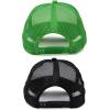 imageDALIX Two Tone Blank Trucker Hats Caps 2 for 1BlackKelly Green