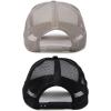 imageDALIX Two Tone Blank Trucker Hats Caps 2 for 1BlackLight Gray