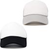 imageDALIX Two Tone Blank Trucker Hats Caps 2 for 1BlackLight Gray