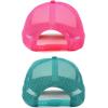 imageDALIX Two Tone Blank Trucker Hats Caps 2 for 1Hot PinkTeal