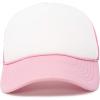imageDALIX Two Tone Blank Trucker Hats Caps 2 for 1Light PinkWhite