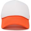 imageDALIX Two Tone Blank Trucker Hats Caps 2 for 1OrangeWhite