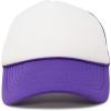imageDALIX Two Tone Blank Trucker Hats Caps 2 for 1PurpleWhite
