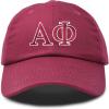 imageDALIX Alpha Phi Sorority Hat Womens Greek Letters Embroidered Baseball CapMaroon